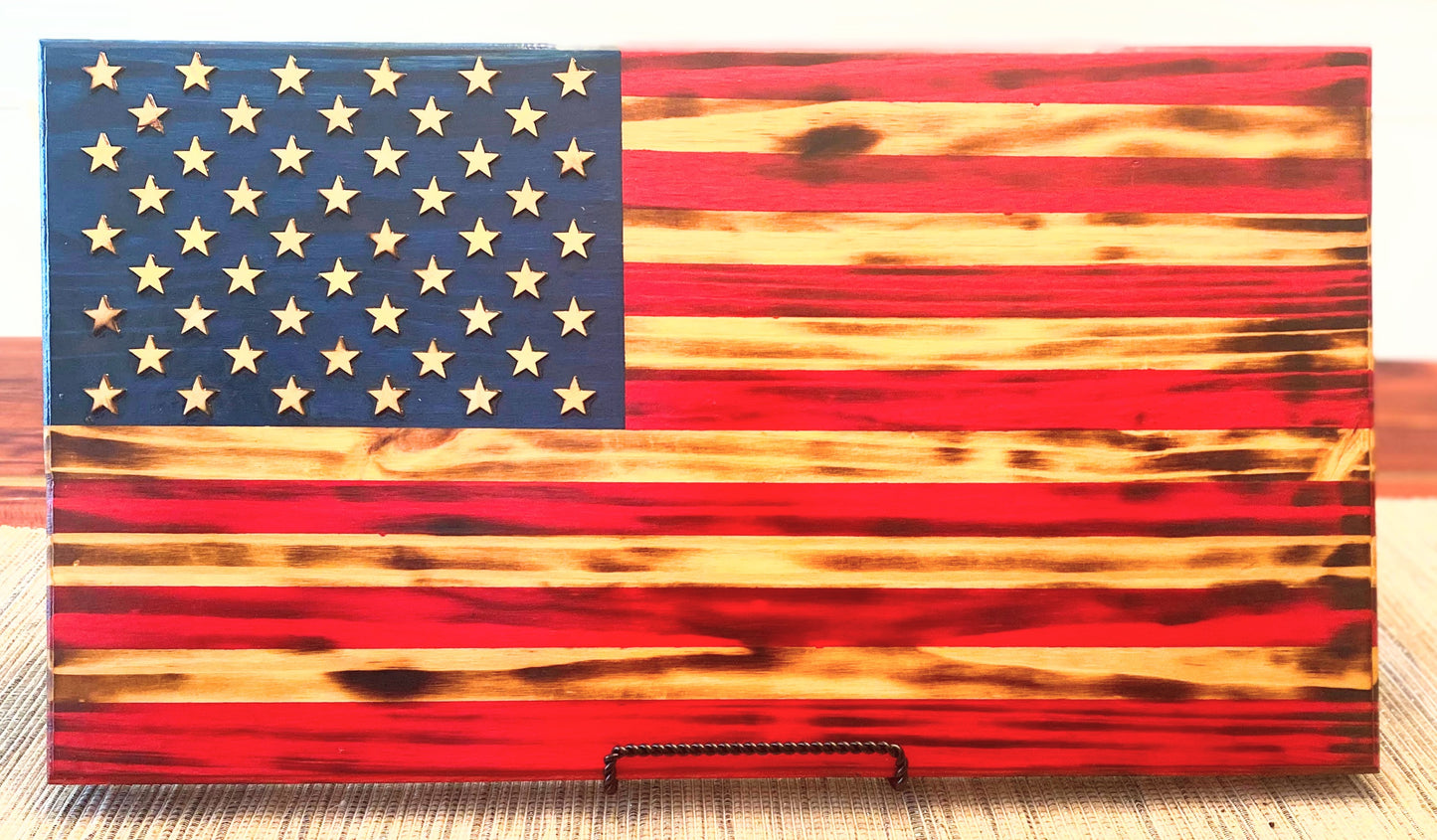 USA Wooden Flag - Distressed Look