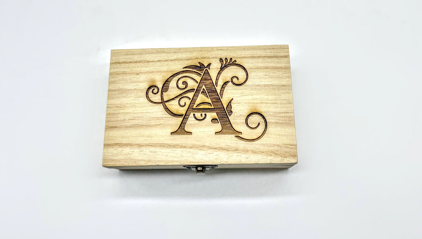 Jewelry Box Gift with Alphabet Lettering