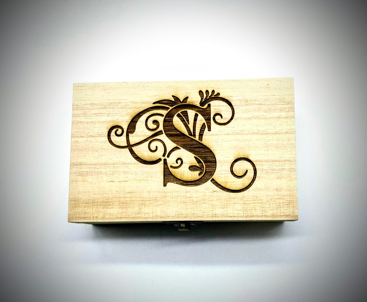 Jewelry Box Gift with Alphabet Lettering