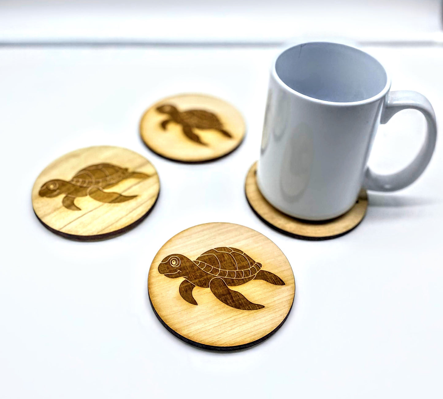 Turtle Imagery - Coaster Set