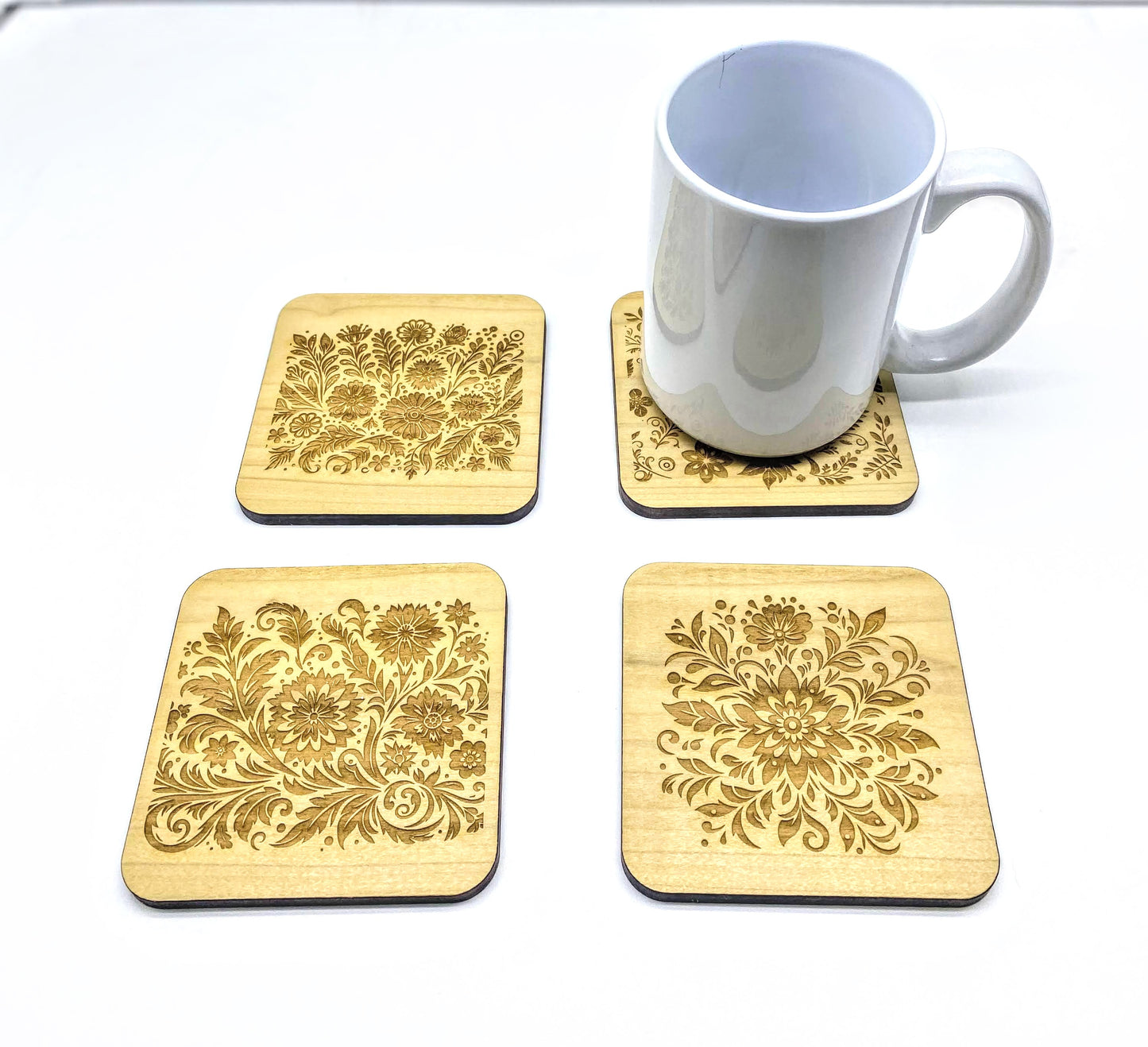 Floral Design - Coaster Set