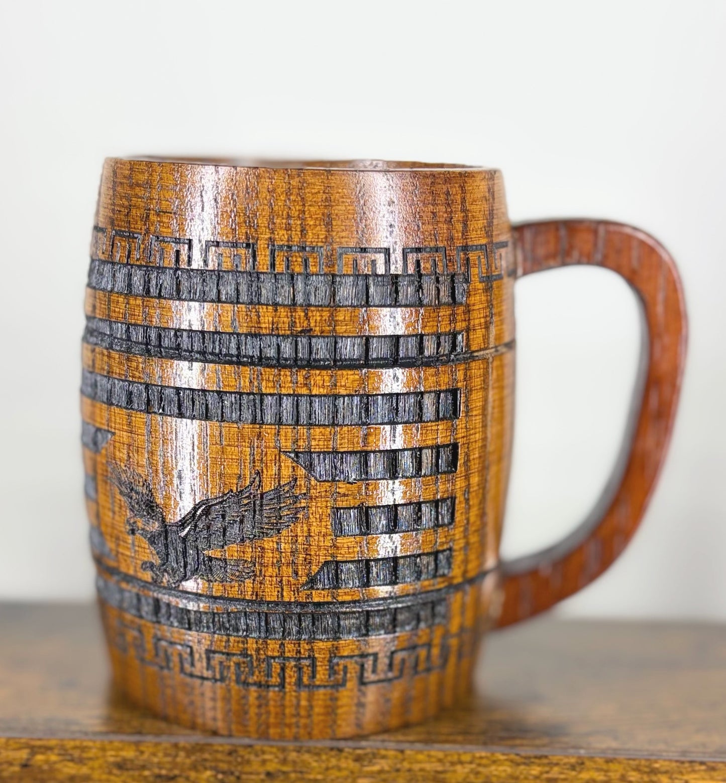 Wooden Coffee Mug | With Imagery